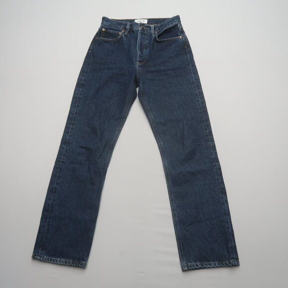 Agolde 90s Pinch High Rise Straight Jeans in Pendulum Size 26 - Picture 4 of 14